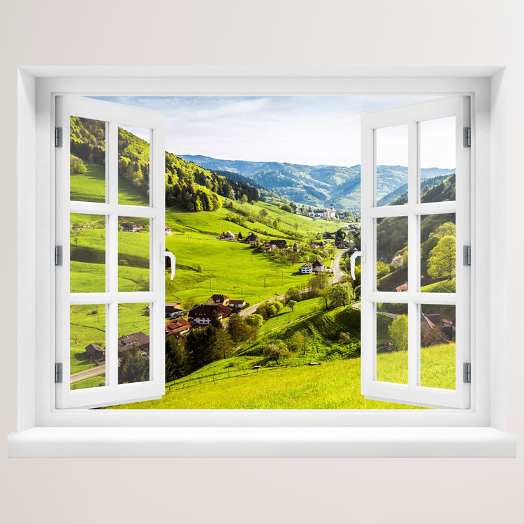 Wandaufkleber - Fenster "Schwarzwald" Hauptbild