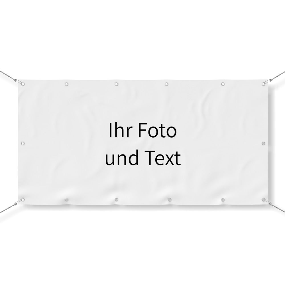 Banner selbst gestalten personalisieren Fotos, Texte, Bilder - Hauptbild