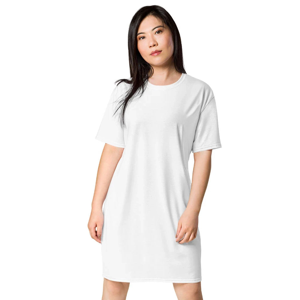 All-Over Print T-Shirt Kleid