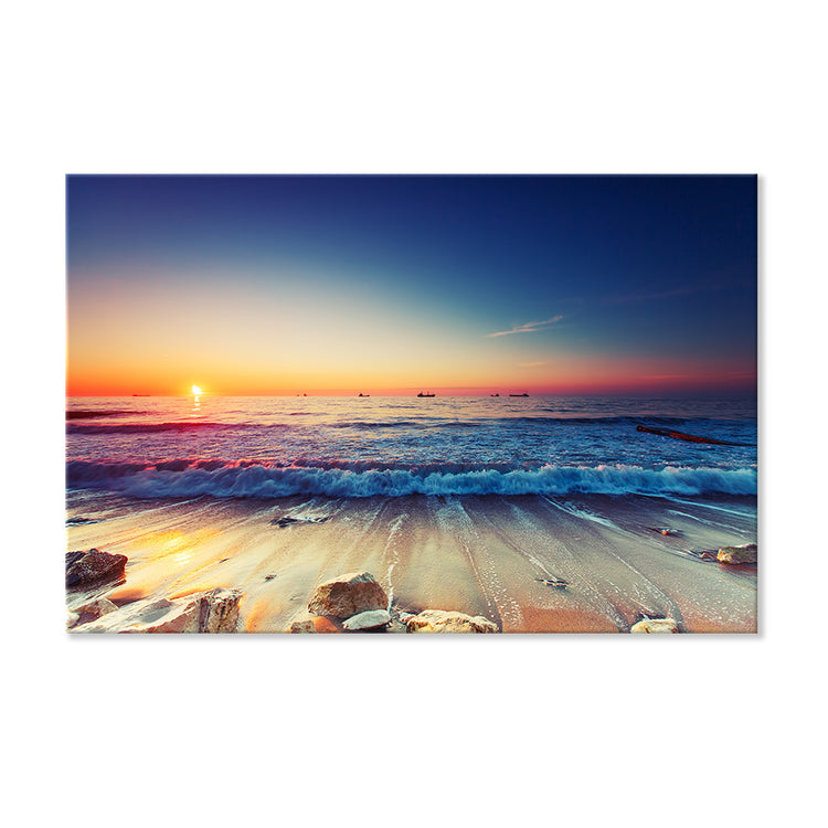 Canvasbild "Sonnenaufgang am Meer" Hauptbild