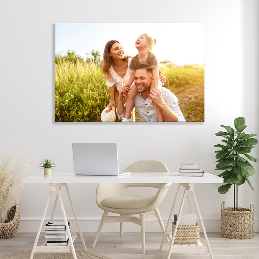 Canvas Leinwandbild selbst gestalten mit Fotos und Text rechteckig