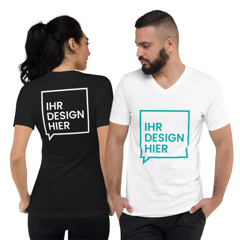 Unisex V-Ausschnitt T-Shirt